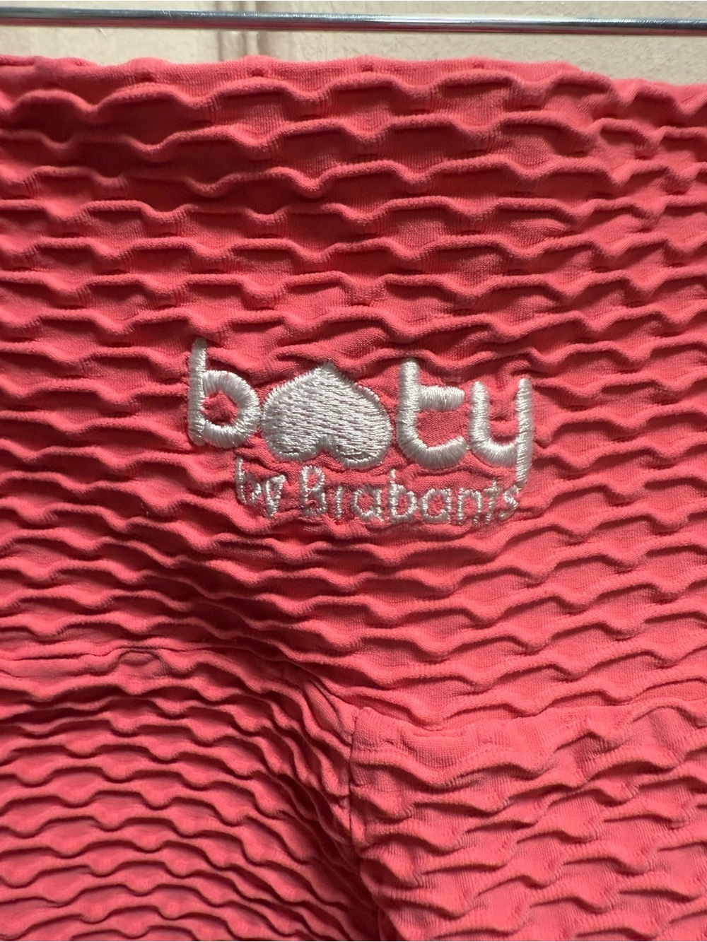 Booty by Brabants Pink Croco Textured Bike Shorts - Picture 3 of 5